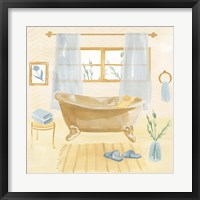 Framed Golden Bath II