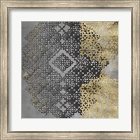 Framed Golden Filigree I