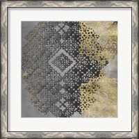 Framed Golden Filigree I