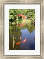 Framed Alabama, Theodore Bridge and Koi Pond at Bellingrath Gardens