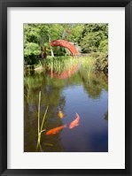 Framed Alabama, Theodore Bridge and Koi Pond at Bellingrath Gardens