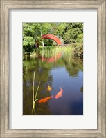 Framed Alabama, Theodore Bridge and Koi Pond at Bellingrath Gardens