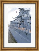 Framed USS Alabama Battleship Memorial Park Mobile Alabama