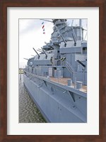 Framed USS Alabama Battleship Memorial Park Mobile Alabama