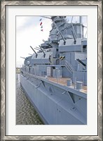 Framed USS Alabama Battleship Memorial Park Mobile Alabama