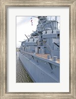 Framed USS Alabama Battleship Memorial Park Mobile Alabama