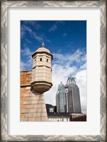 Framed Alabama, Fort Conde, RSA Tower and Riverview Plaza