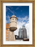 Framed Alabama, Fort Conde, RSA Tower and Riverview Plaza