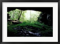 Framed Entrance to Russell Cave National Monument, Alabama