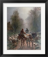 Framed On the Way to the Market, 1859