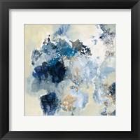 Framed Indigo Monotype