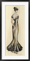 Framed Evening Gown I