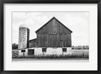 Framed Weathered III BW