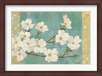 Framed Kimono Blossoms