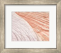 Framed Coyote Buttes VI Blush Orange Crop