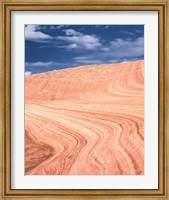 Framed Coyote Buttes V Blush Orange Crop