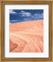 Framed Coyote Buttes V Blush Orange Crop
