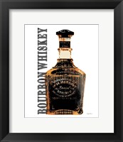 Framed Bourbon Whiskey