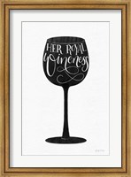 Framed Wineness BW