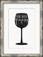 Framed Wineness BW