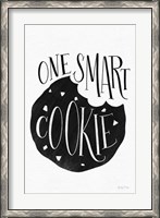 Framed One Smart Cookie BW