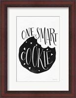 Framed One Smart Cookie BW