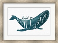 Framed Whale of A Time