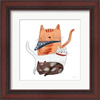 Framed Playful Pets Cats II