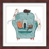 Framed Playful Pets Cats I