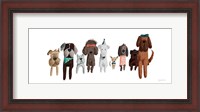 Framed Picnic Pets Dogs III