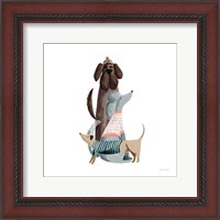 Framed Picnic Pets Dogs II