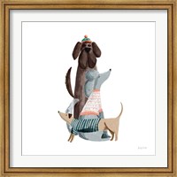 Framed Picnic Pets Dogs II