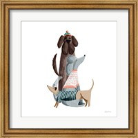 Framed Picnic Pets Dogs II