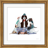 Framed Picnic Pets Dogs I