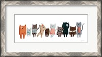 Framed Picnic Pets Cats III