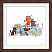 Framed Picnic Pets Cats I