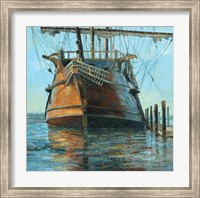 Framed El Galeon Painting