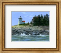 Framed Curtis Island Lighthouse