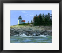 Framed Curtis Island Lighthouse