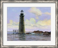 Framed Graves Lighthouse - Boston
