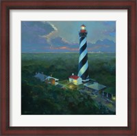 Framed St. Augustine Lighthouse Aloft