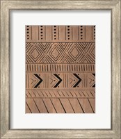 Framed 'Wood Pattern II' border=