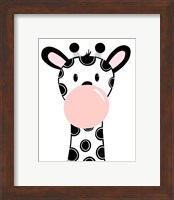 Framed 'Black Giraffe' border=