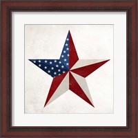Framed Star Flag