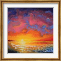 Framed Vivid Sunset