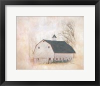 Framed 'White Barn' border=