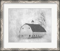 Framed White Barn II