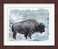 Framed Winter Buffalo
