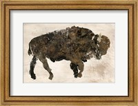 Framed Abstract Buffalo