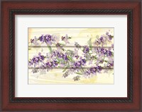 Framed Floral Lavender III